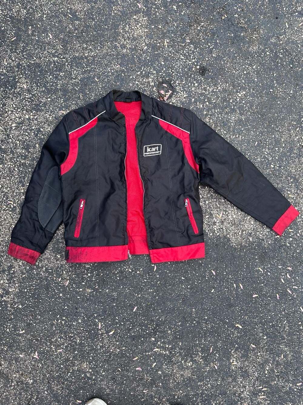 Kart Racewear Go-Kart Racing Jacket Black Red Size Xl
